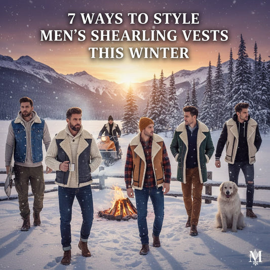 7 Ways to Style Men’s Shearling Vests This Winter