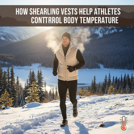 How Shearling Vests Help Athletes Control Body Temperature