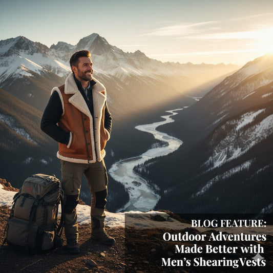 Outdoor Adventures Made Better with Men’s Shearling Vests
