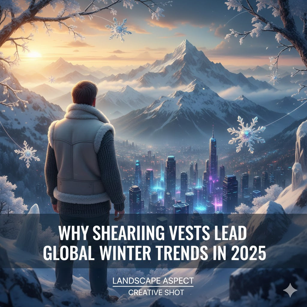 Why Shearling Vests Lead Global Winter Trends in 2025