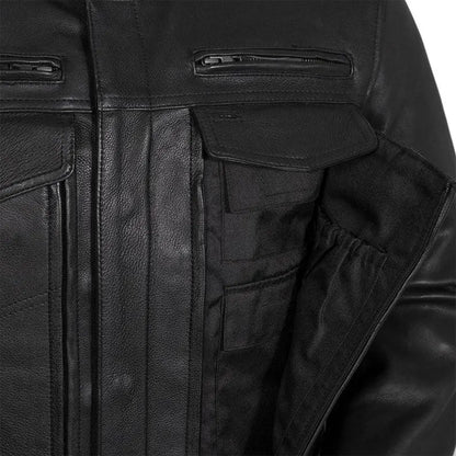 Willie Unisex Motorcycle Leather Jacket – Classic Rider Gear & Perfect Biker Gift