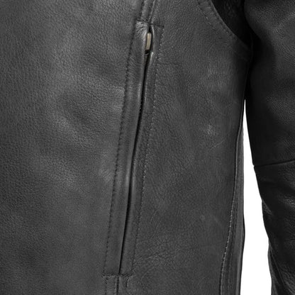 Willie Unisex Motorcycle Leather Jacket – Classic Rider Gear & Perfect Biker Gift