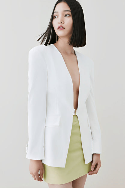 Women's Lime Green Leather Mini Skirt – Bold & Trendy Statement Piece